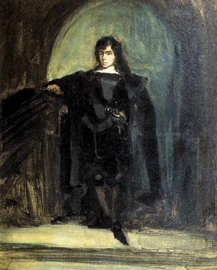 Eugene Delacroix Self-Portrait as Ravenswood Spain oil painting art